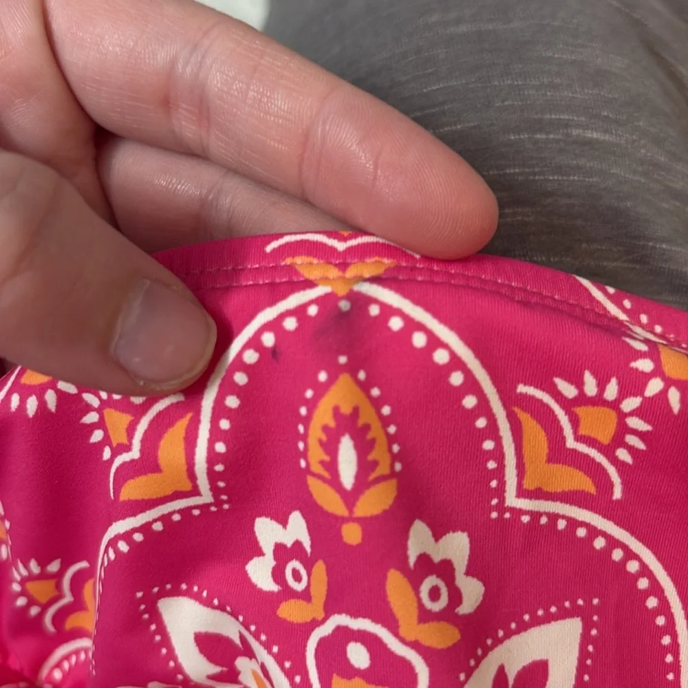 NWOT Hobie Pink Bandana Print Bikini Swim Bottoms Only Youth Size 8